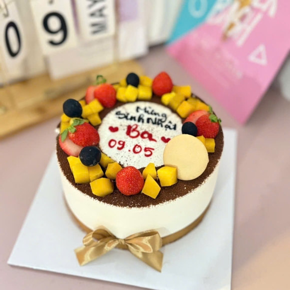 Bánh kem sinh nhật mĩ trái cây 2025