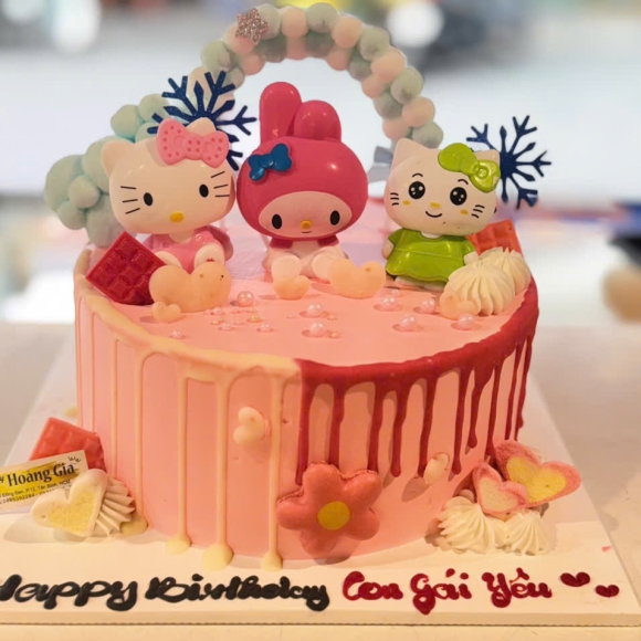 Bánh kem hoạt hình dễ thương 2025