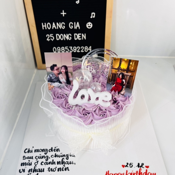 Bánh kem lễ 8/3 - 20/10 mẫu 020