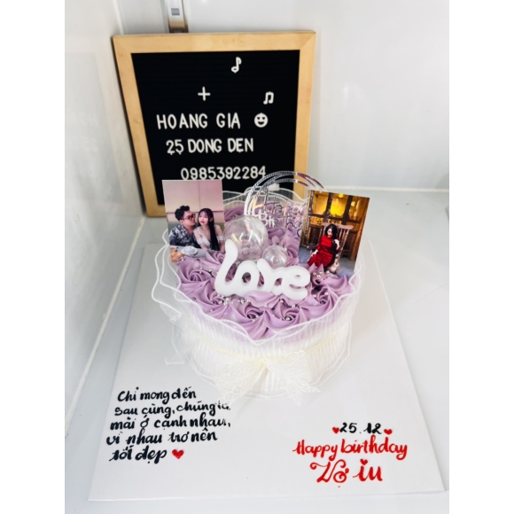 Bánh kem lễ 8/3 - 20/10 mẫu 020